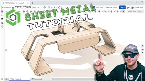 onshape sheet metal model|onshape sheet metal tutorial.